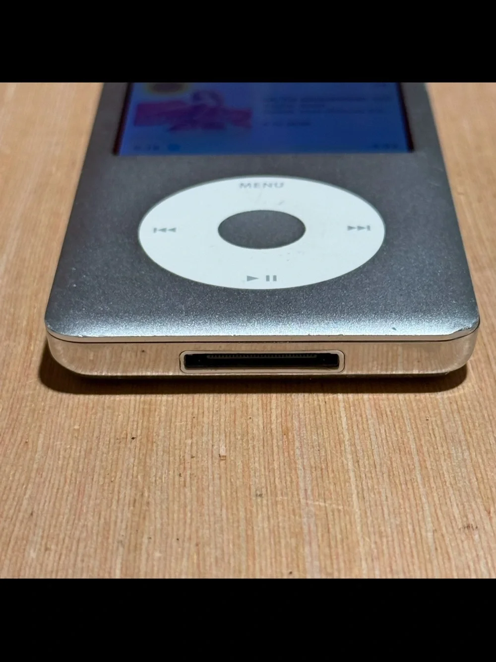 iPod Classic 6thGen 120GB Silver-A1238 Tested Good w/Charg-9638-Songs Read Info!